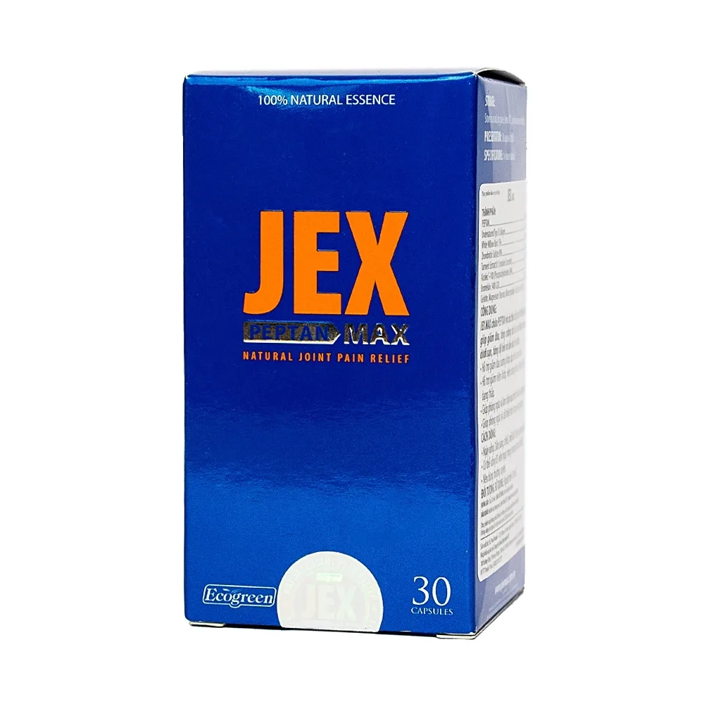 Hình ảnh Viên uống Jex Max Ecogreen hỗ trợ giảm đau xương khớp cấp tính và mãn tính (30 viên)