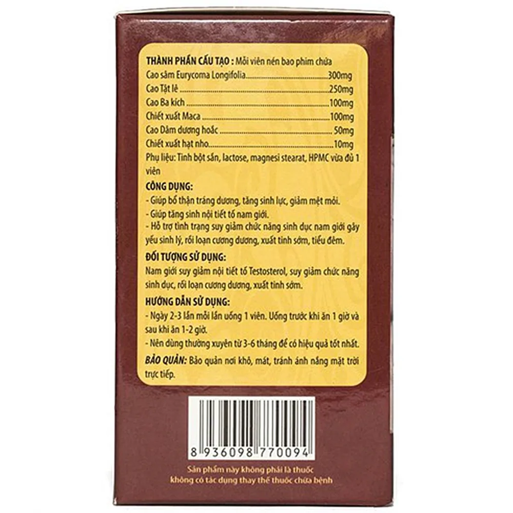 Hình ảnh Viên uống Ka-Man Kingphar tăng cường sinh lý nam (40 viên)