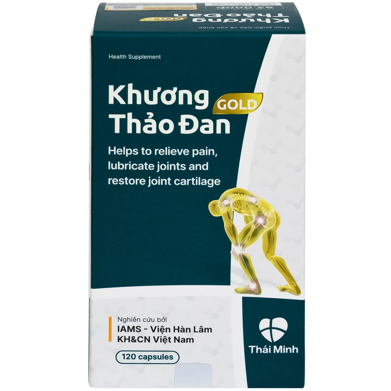 Hình ảnh Viên uống Khương Thảo Đan Gold Thái Minh giảm đau, làm trơn khớp và phục hồi sụn khớp (120 viên)