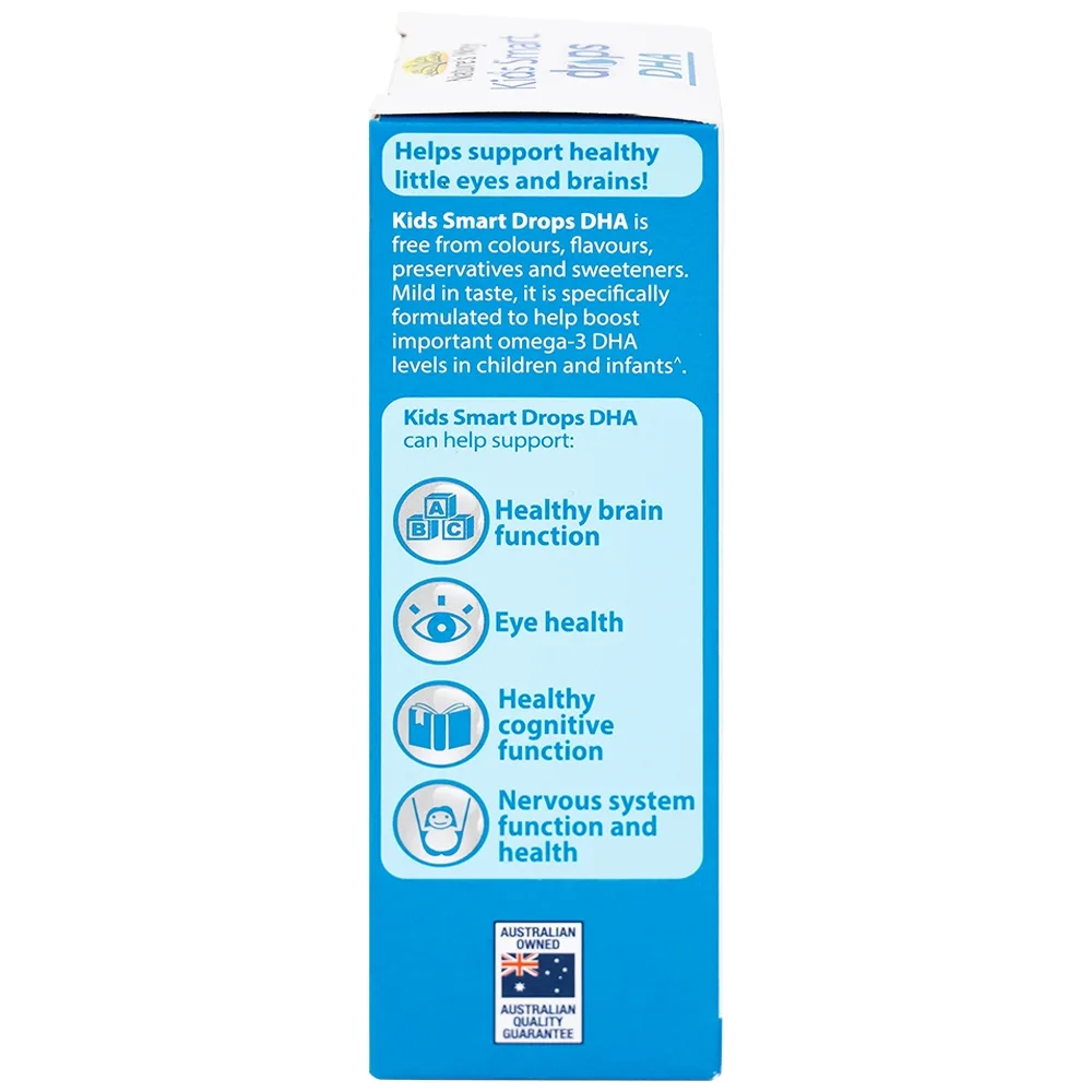 Hình ảnh Siro Kids Smart Drops DHA 20ml Nature's Way thúc đẩy sự phát triển của não bộ và hệ thần kinh ở trẻ nhỏ