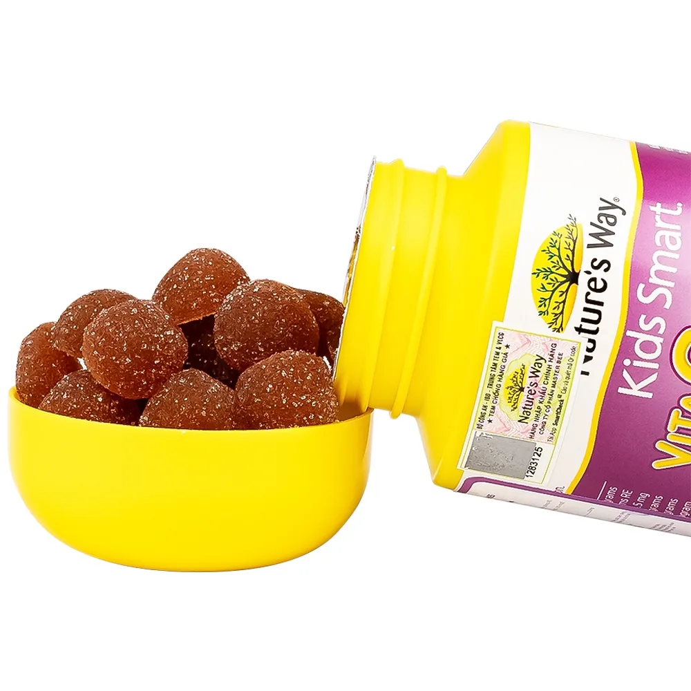 Hình ảnh Viên nhai Kids Smart Nature's Way Vita Gummies Multi-vitamin Vegies bổ sung một số vitamin và tăng sức khỏe  (60 viên)