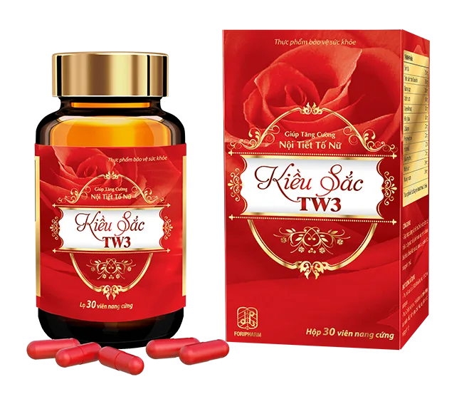 Hình ảnh Viên uống Kiều Sắc TW3 giúp tăng cường nội tiết tố nữ (30 viên)