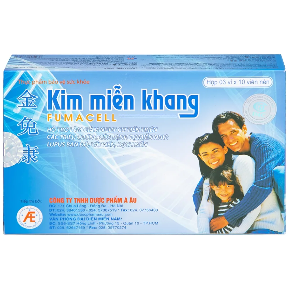 Hình ảnh Viên uống Kim Miễn Khang IMC tăng cường năng lượng cho tế bào miễn dịch (3 vỉ x 10 viên)