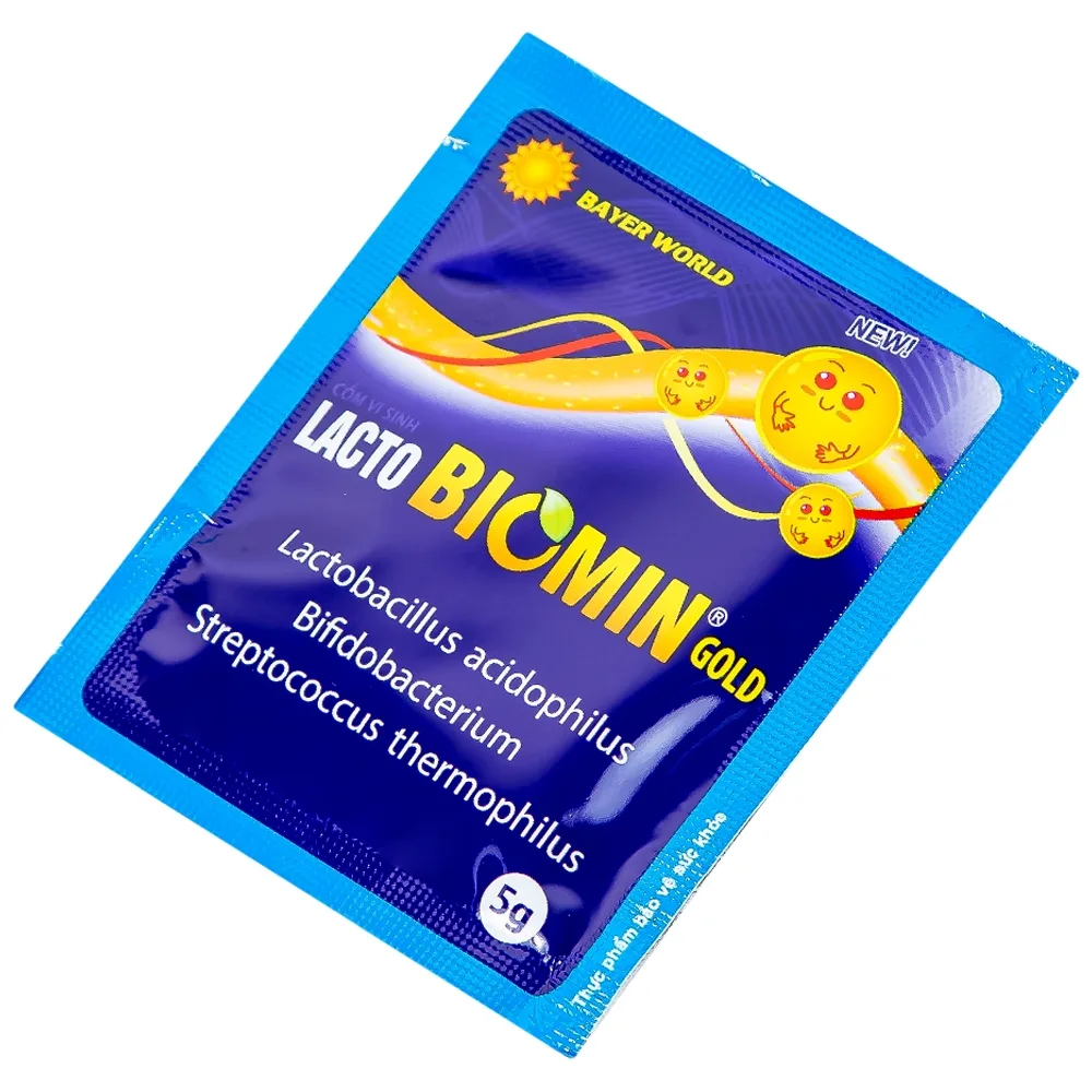 Hình ảnh Cốm Lacto Biomin Gold hỗ trợ cải thiện hệ vi khuẩn đường ruột (20 gói)