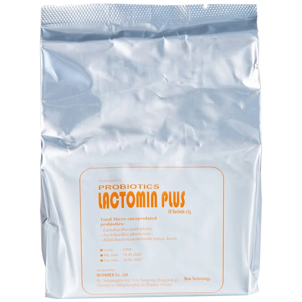 Hình ảnh Cốm Probiotics Lactomin Plus Novarex bổ sung vi khuẩn có ích, giúp cân bằng hệ vi sinh đường ruột (30 gói)