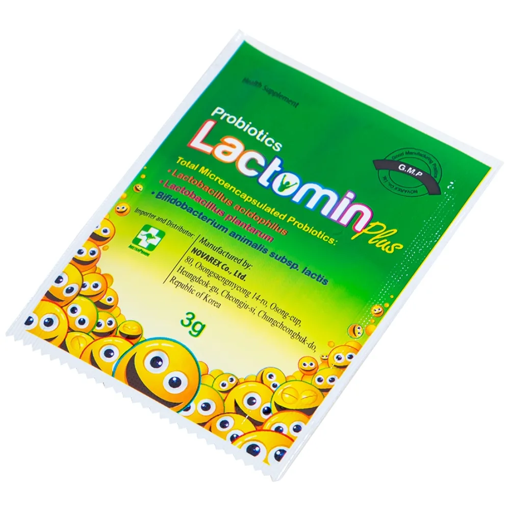 Hình ảnh Cốm Probiotics Lactomin Plus Novarex bổ sung vi khuẩn có ích, giúp cân bằng hệ vi sinh đường ruột (30 gói)
