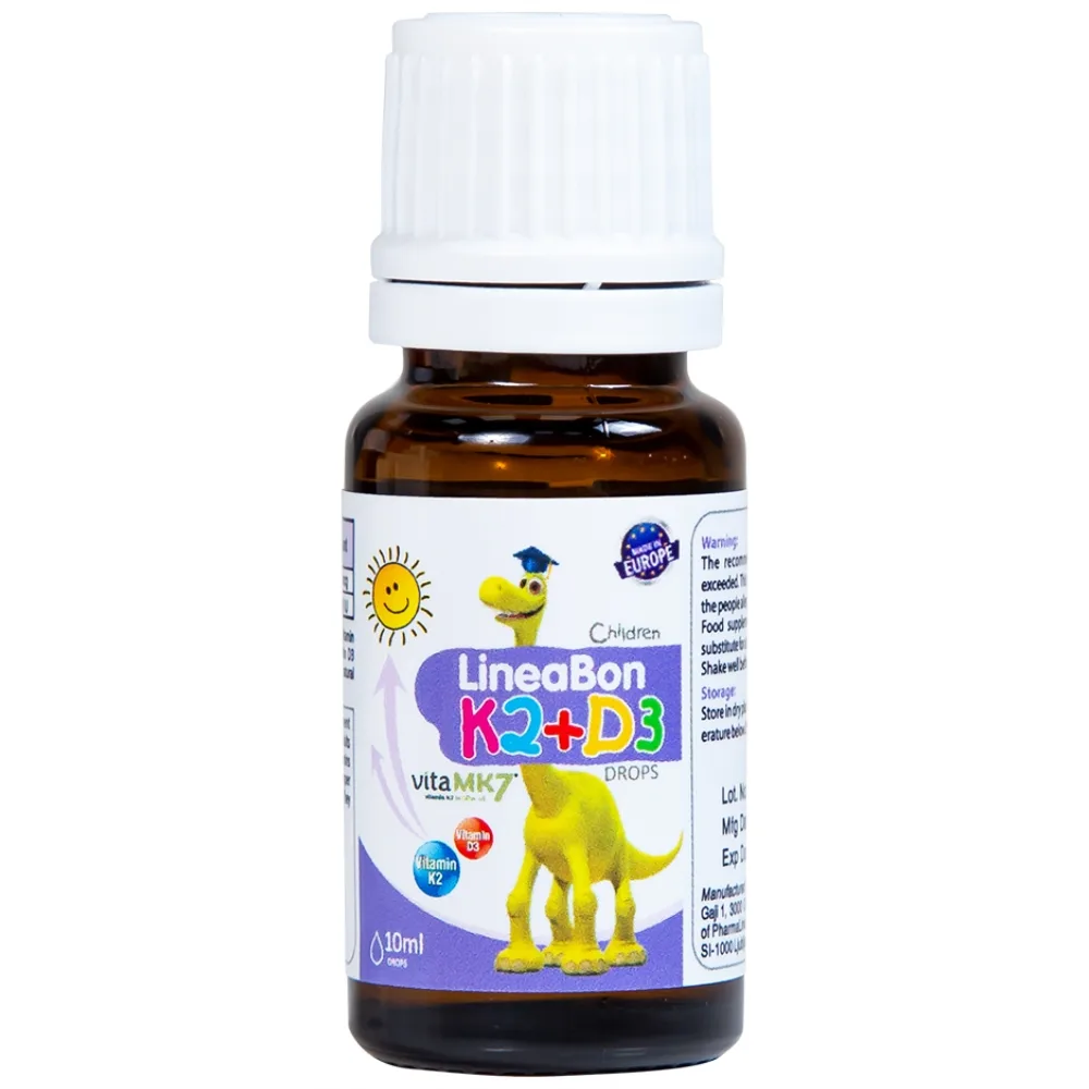 Hình ảnh Dung dịch LineaBon K2+D3 ErgoPharm hỗ trợ bổ sung Vitamin (10ml)