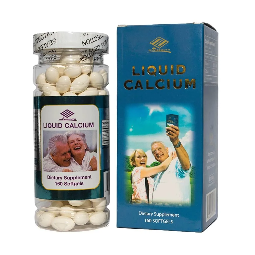 Hình ảnh Viên uống Liquid Calcium Nu-Health bổ sung canxi, vitamin D cần thiết cho cơ thể (160 viên)