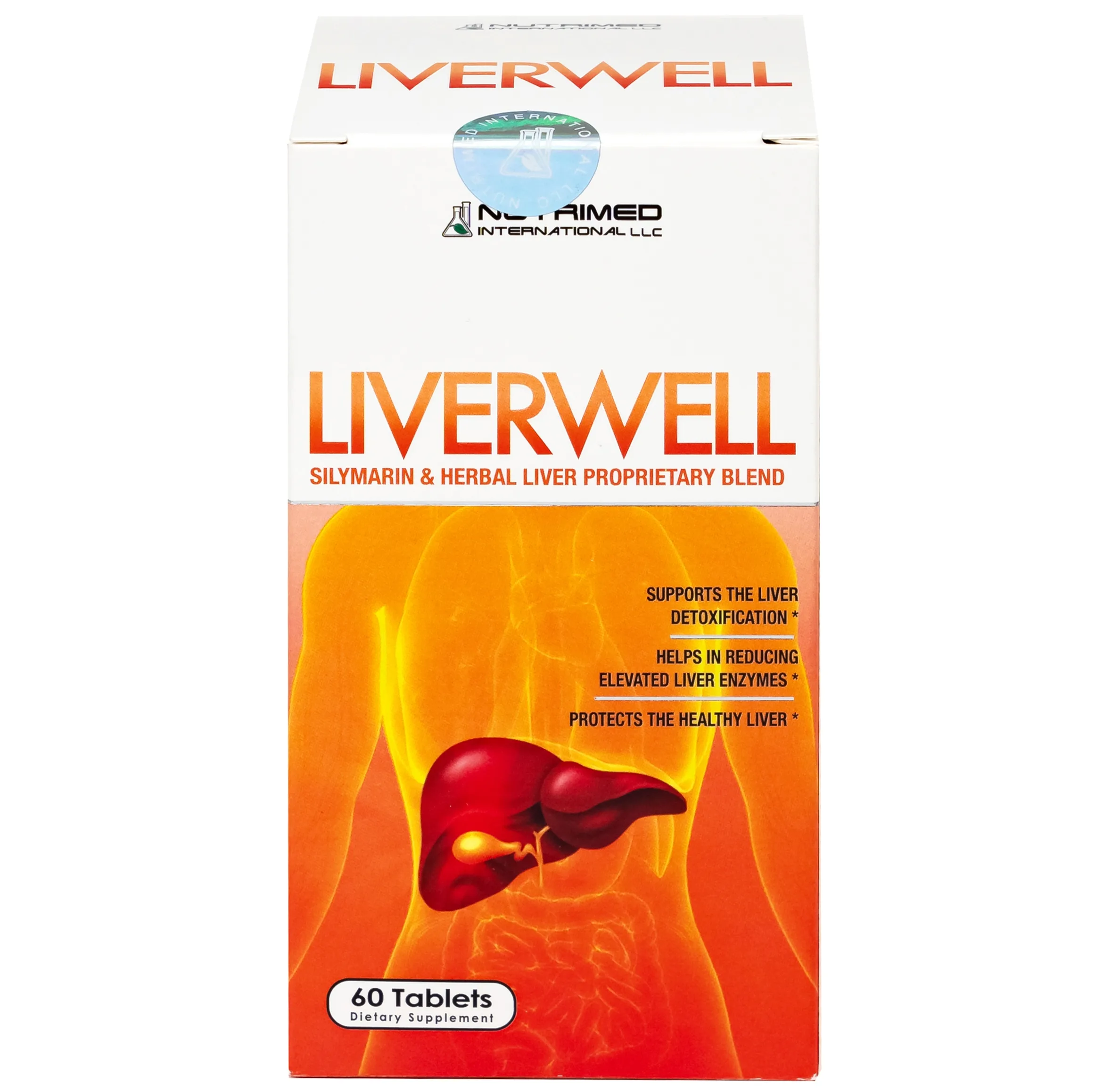 Hình ảnh Viên uống Liverwell Nutrimed hỗ trợ giải độc gan giúp hỗ trợ giải độc gan, bảo vệ tế bào gan (60 viên)