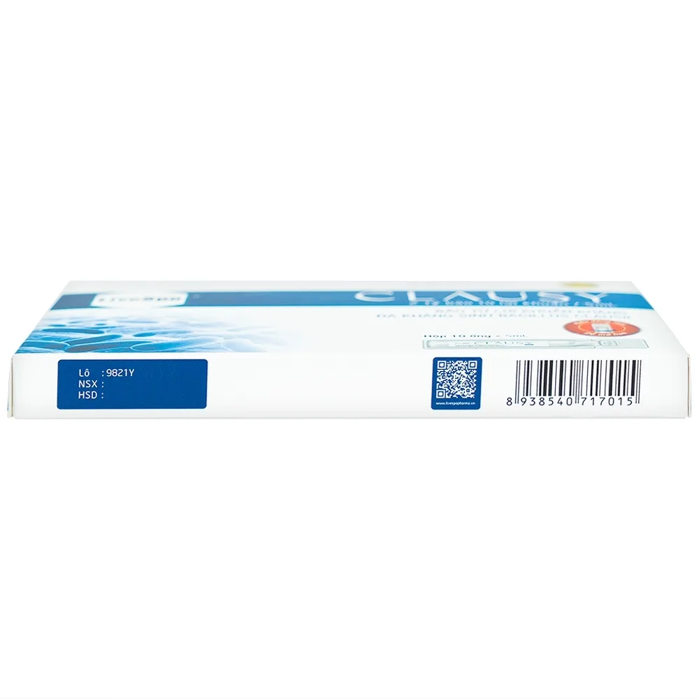 Hình ảnh Dung dịch Clausy Livespo bào tử lợi khuẩn kháng đa kháng sinh (10 ống x 5ml)