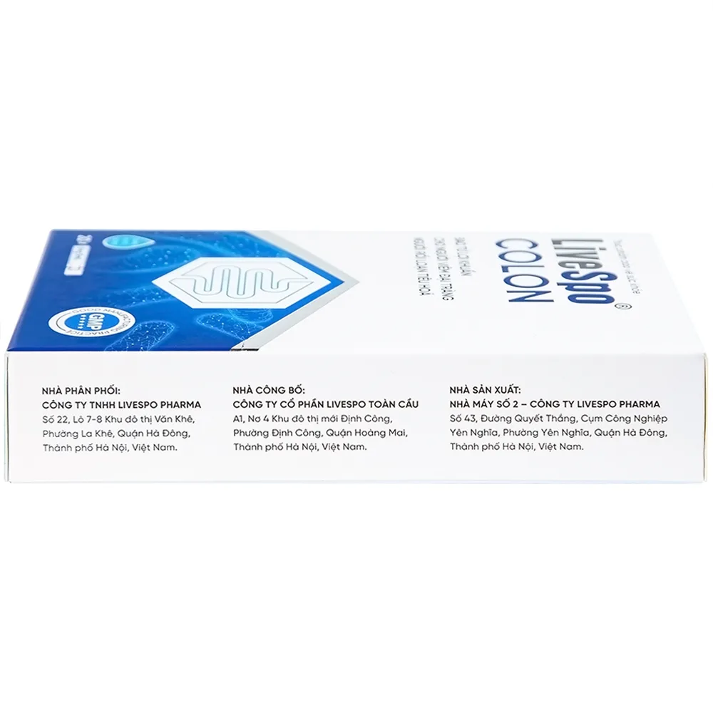Hình ảnh Dung dịch LiveSpo Colon bổ sung vi sinh vật có lợi, kích thích và tăng cường tiêu hóa (20 ống x 5ml)