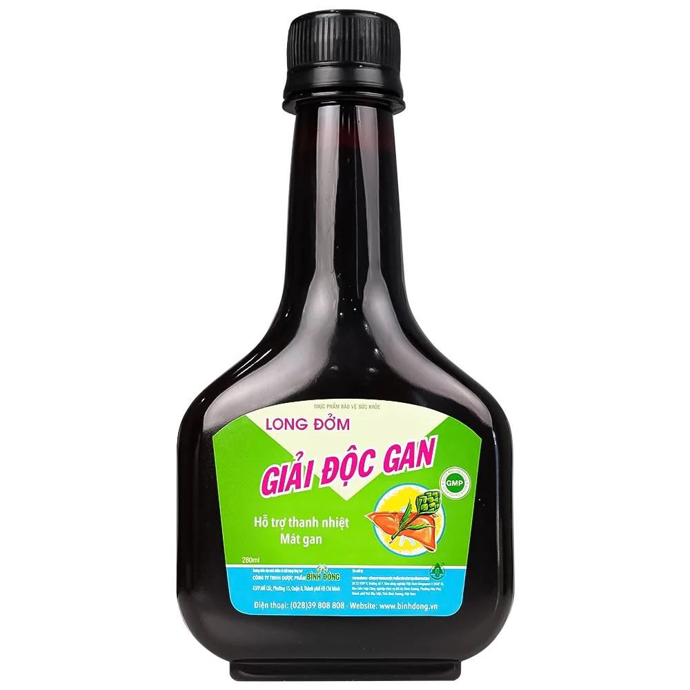 Hình ảnh Cao lỏng Long Đởm Giải Độc Gan Bình Đông 280ml hỗ trợ thanh nhiệt, mát gan 