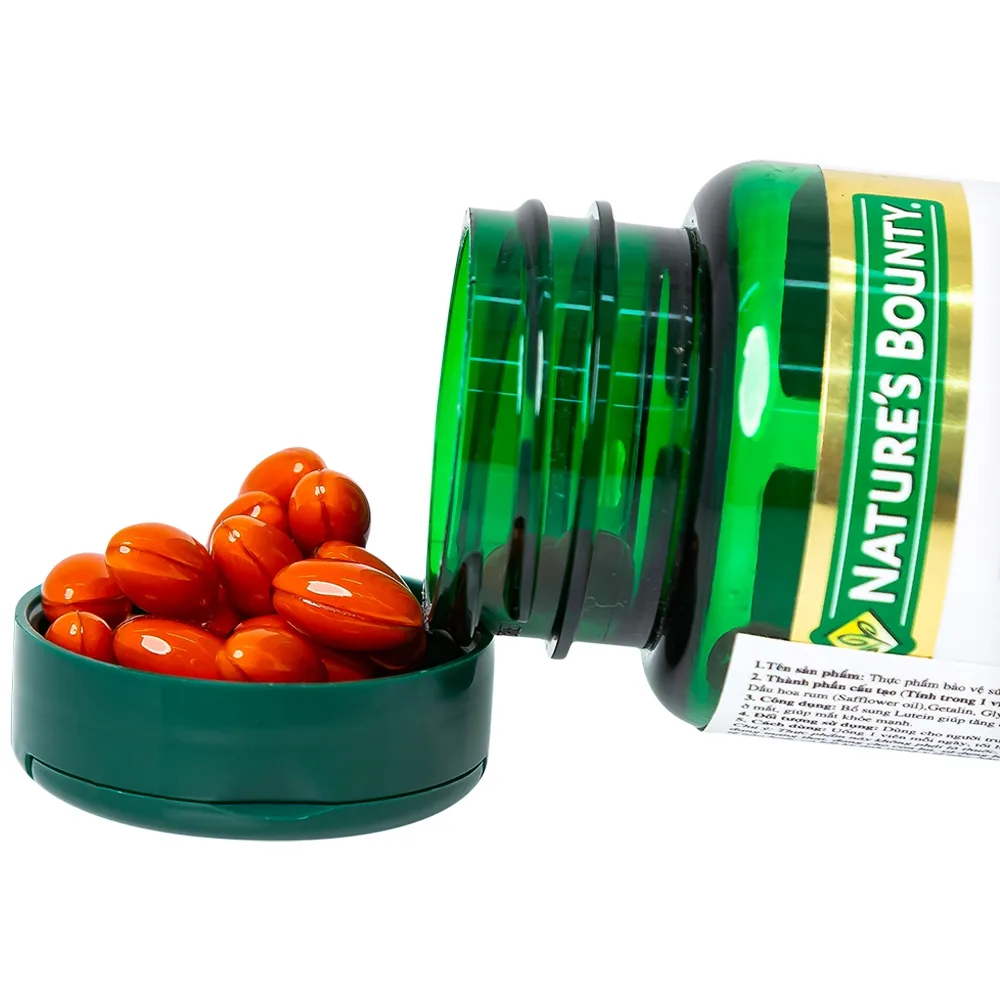 Hình ảnh Viên uống Lutein Nature's Bounty giúp tăng cường thị lực cho mắt (30 viên)