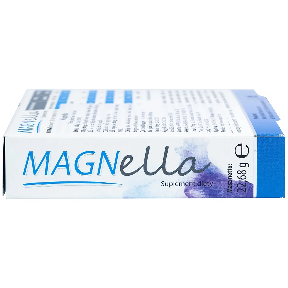 Hình ảnh Viên uống Magnella Natur Produkt Pharma hỗ trợ cải thiện tổn thương thần kinh do thiếu vitamin B6, magiê (2 vỉ x 14 viên)