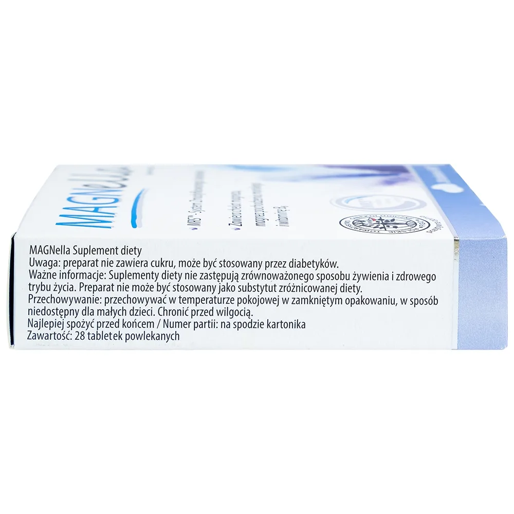 Hình ảnh Viên uống Magnella Natur Produkt Pharma hỗ trợ cải thiện tổn thương thần kinh do thiếu vitamin B6, magiê (2 vỉ x 14 viên)