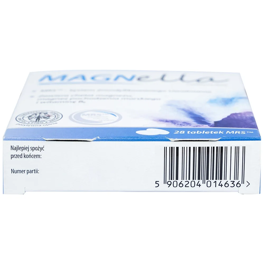 Hình ảnh Viên uống Magnella Natur Produkt Pharma hỗ trợ cải thiện tổn thương thần kinh do thiếu vitamin B6, magiê (2 vỉ x 14 viên)