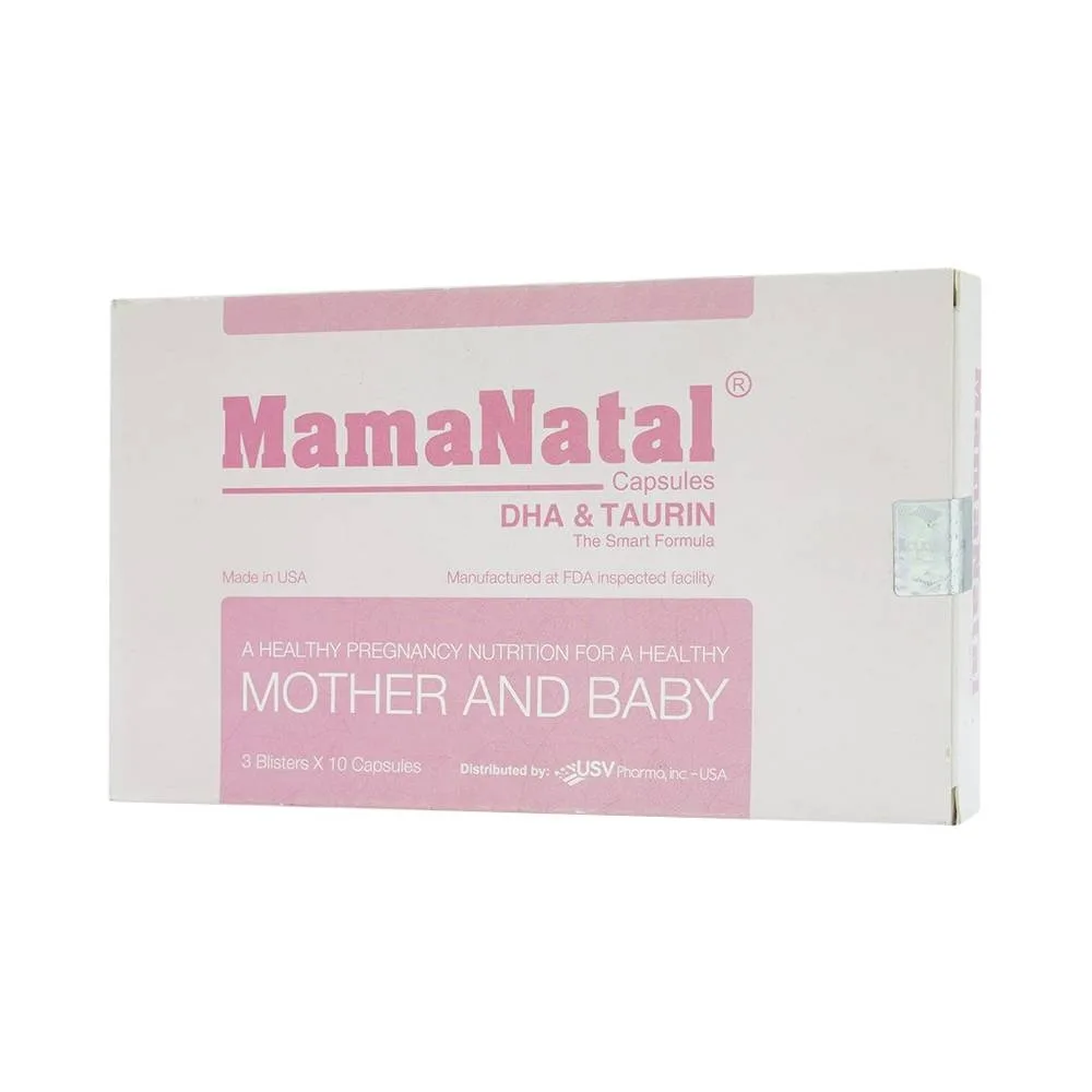 Hình ảnh Viên uống MamaNatal bổ sung dinh dưỡng cho phụ nữ mang thai (3 vỉ x 10 viên)