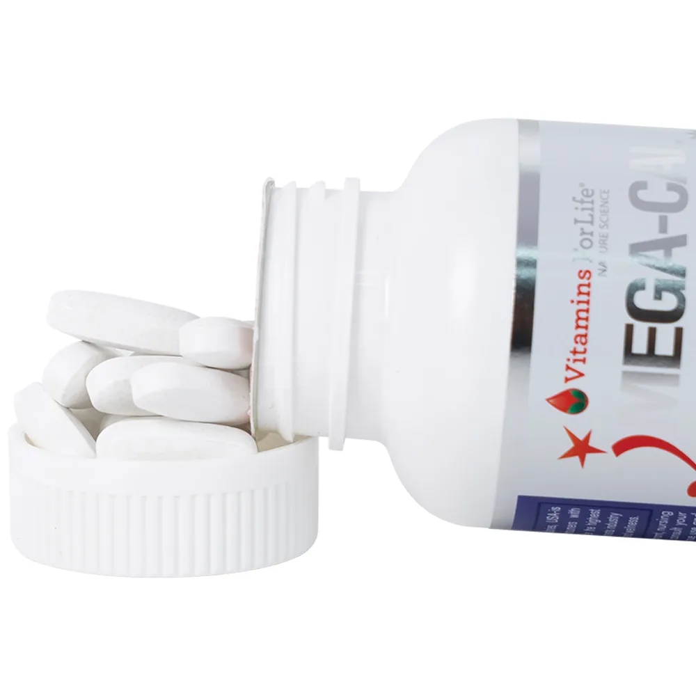 Hình ảnh Viên uống Mega-Cal 1000 Vitamins For Life giúp bổ sung canxi, chống loãng xương (60 viên)