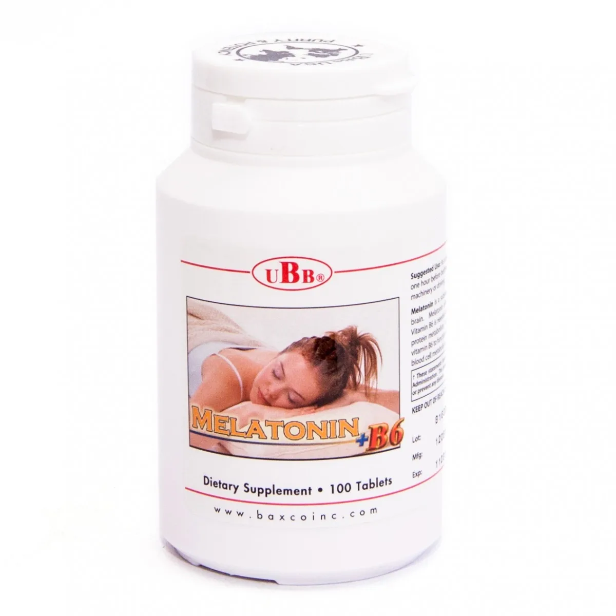 Hình ảnh Viên uống Melatonin UBB hỗ trợ điều trị rối loạn giấc ngủ (100 viên)