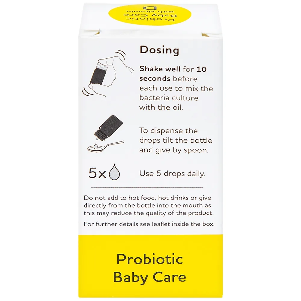 Hình ảnh Men vi sinh BioGaia Protectis Baby Drops Vitamin D3 bổ sung lợi khuẩn cho đường tiêu hóa và vitamin D (5ml)