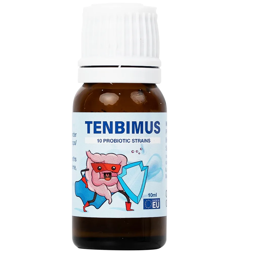Hình ảnh Men vi sinh Tenbimus 10ml Global Pharm bổ sung 10 chủng lợi khuẩn, cải thiện đường ruột