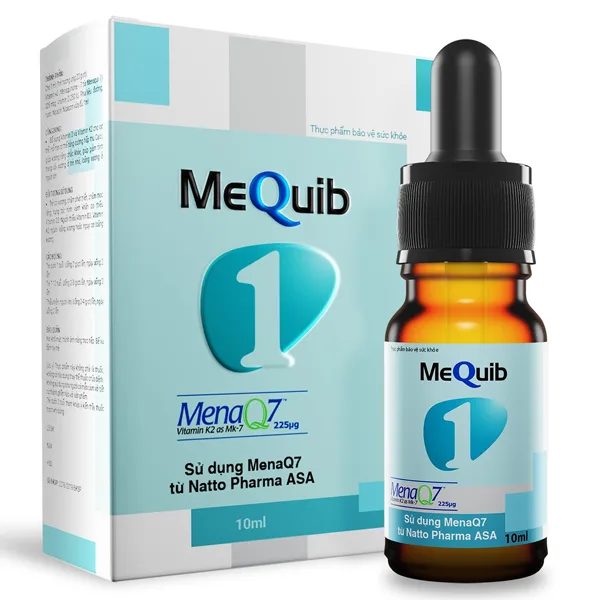 Hình ảnh Dung dịch MeQuib 1 hỗ trợ cơ thể tăng cường hấp thu canxi (10ml)