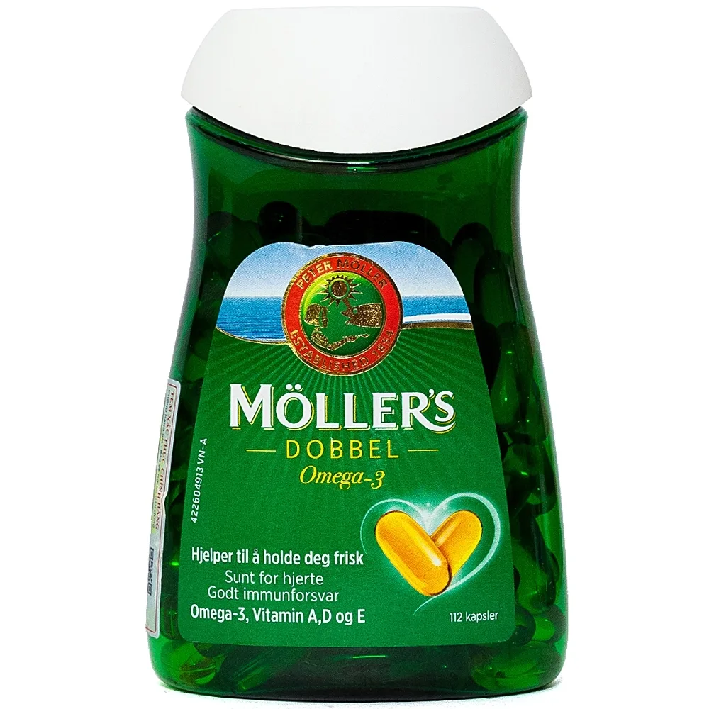Hình ảnh Viên uống Möller’s Dobbel hỗ trợ lên hệ tim mạch, thần kinh, thị lực (112 viên)