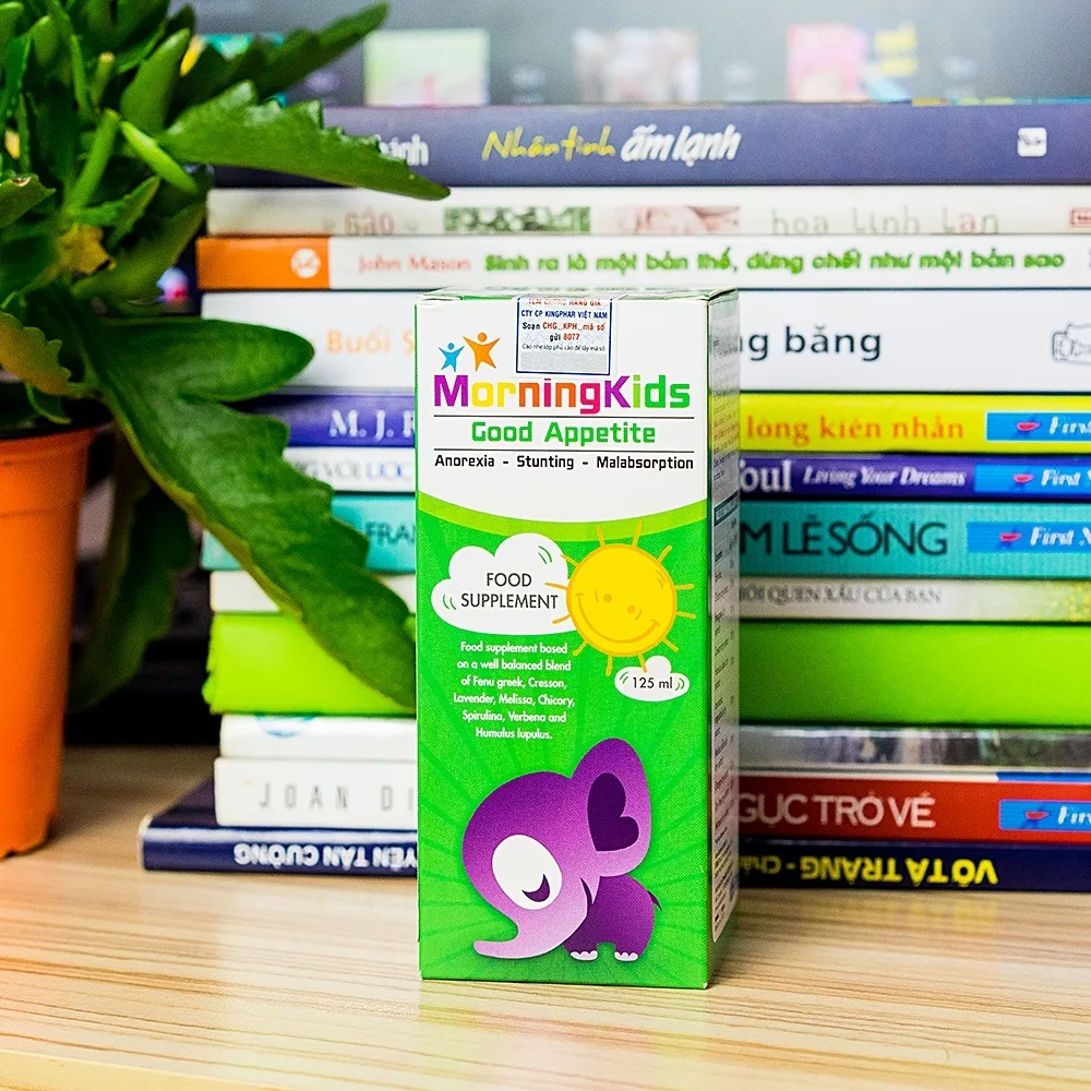 Hình ảnh Dung dịch MorningKids Good Appetite tăng cường tiêu hóa, giúp ăn ngon miệng (125ml)