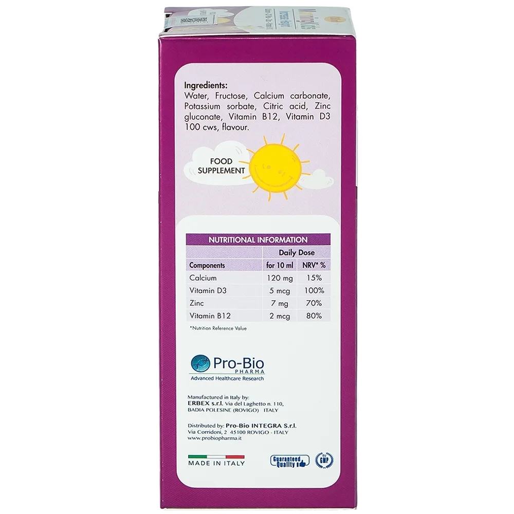 Hình ảnh Dung dịch MorningKids Increase Height bổ sung vitamin, tăng chiều cao cho trẻ (150ml)