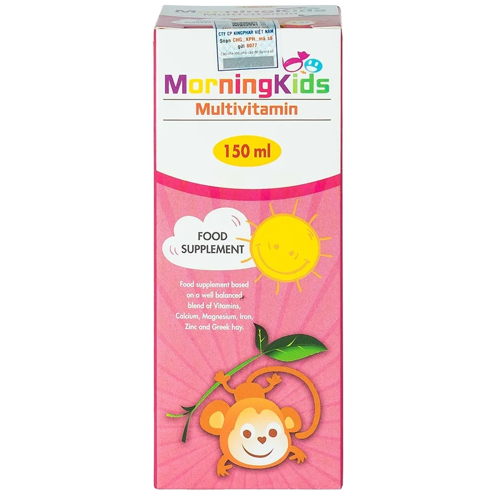 Hình ảnh Siro Morningkids Multivitamin Bổ sung Vitamin và khoáng chất (150ml)
