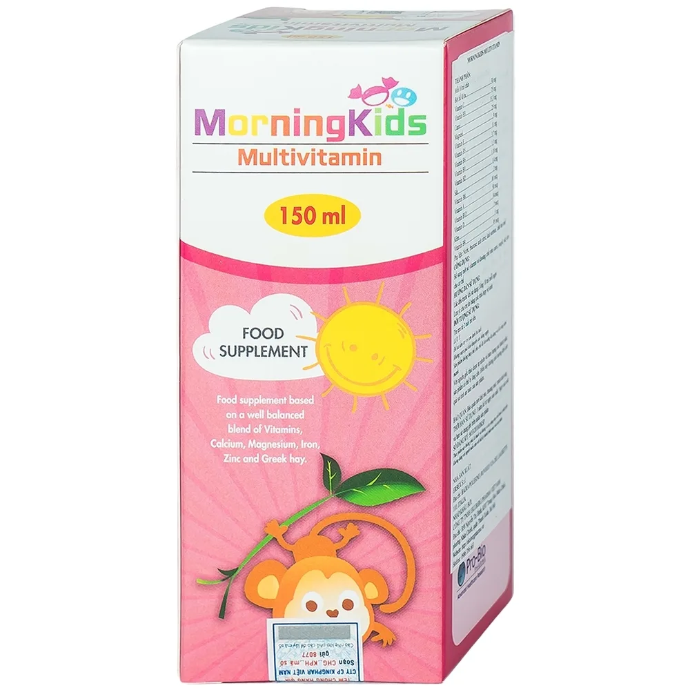 Hình ảnh Siro Morningkids Multivitamin Bổ sung Vitamin và khoáng chất (150ml)