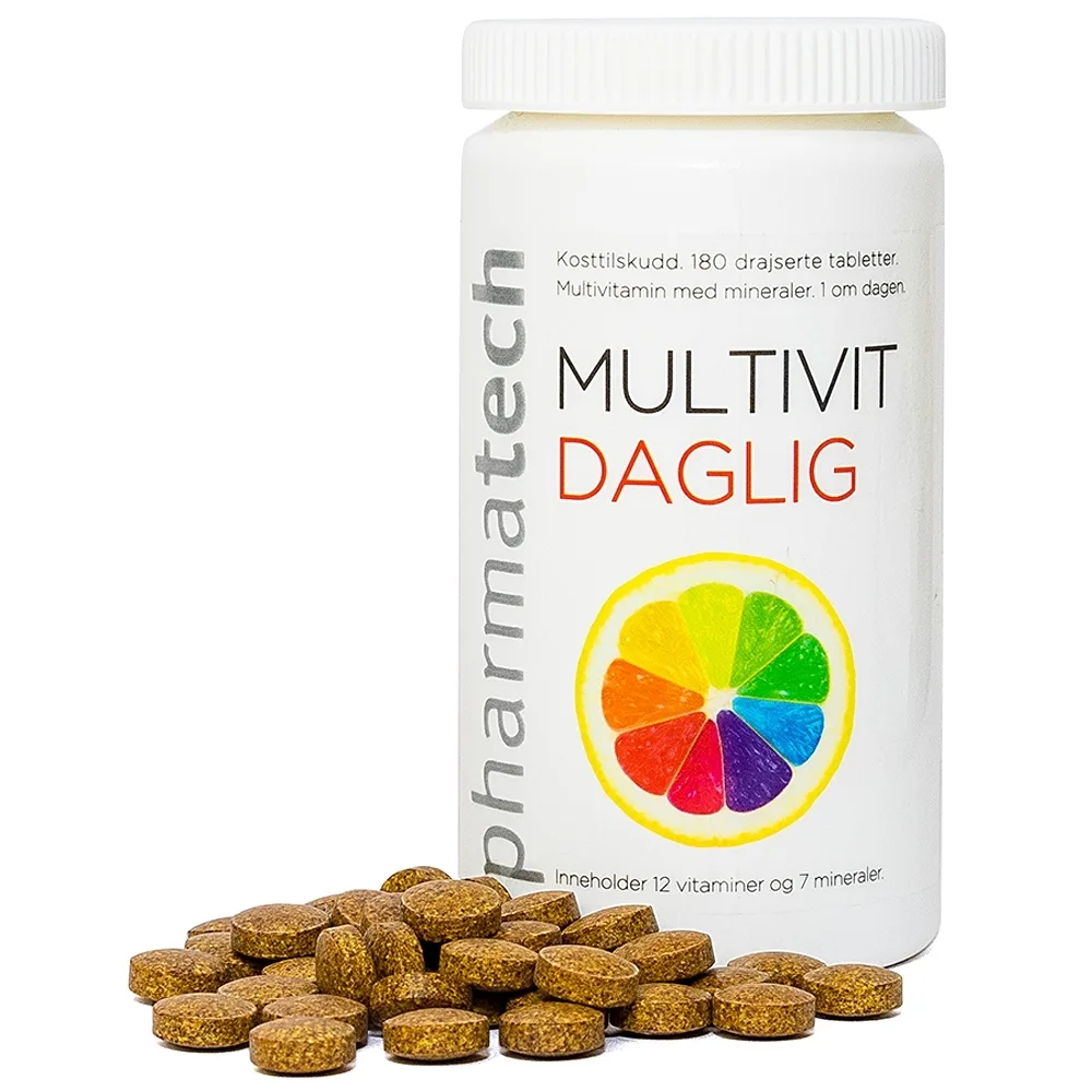 Hình ảnh Viên uống Multivit Daglig Pharmatech bổ sung Vitamin và khoáng chất, giúp cơ thể khỏe mạnh (180 viên)