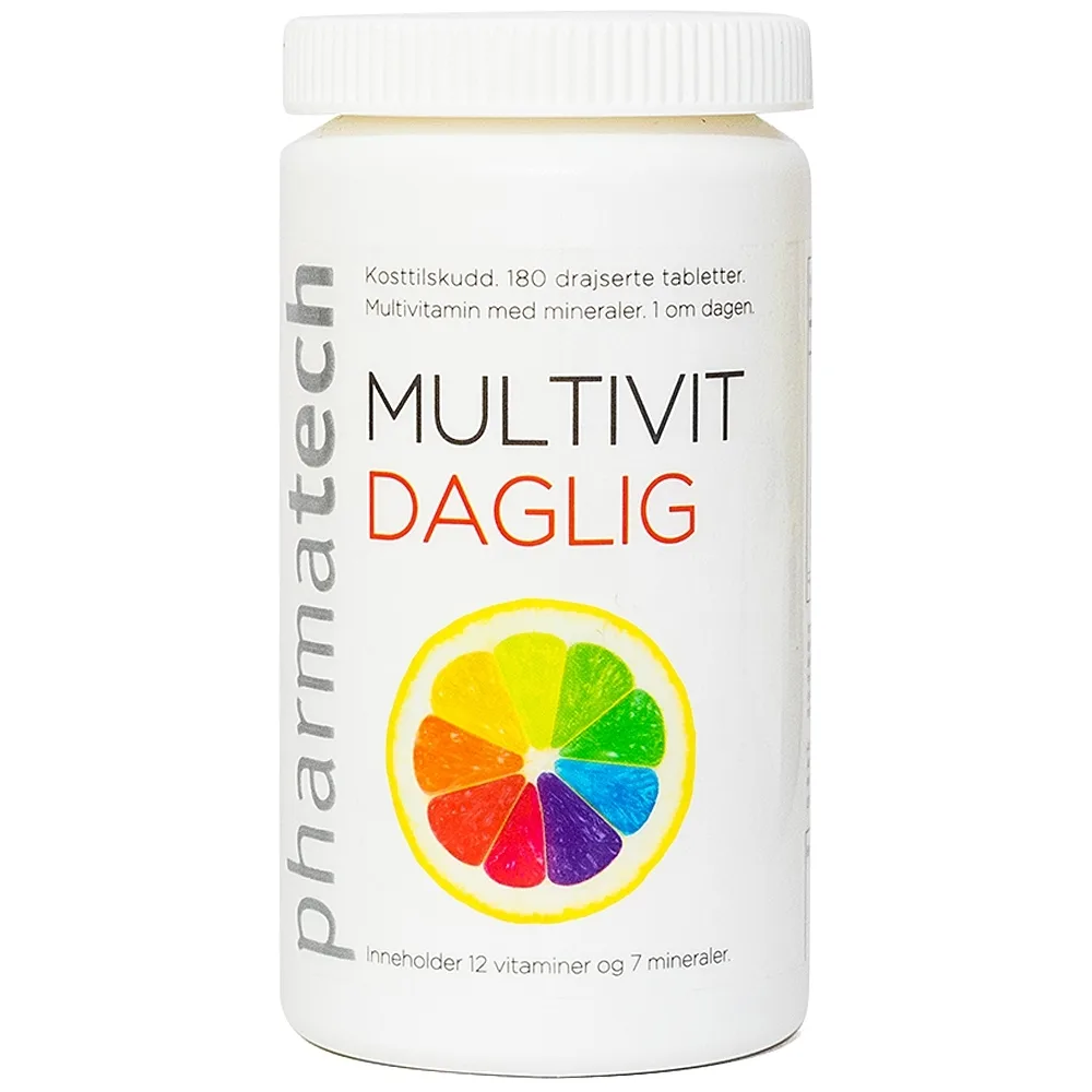 Hình ảnh Viên uống Multivit Daglig Pharmatech bổ sung Vitamin và khoáng chất, giúp cơ thể khỏe mạnh (180 viên)