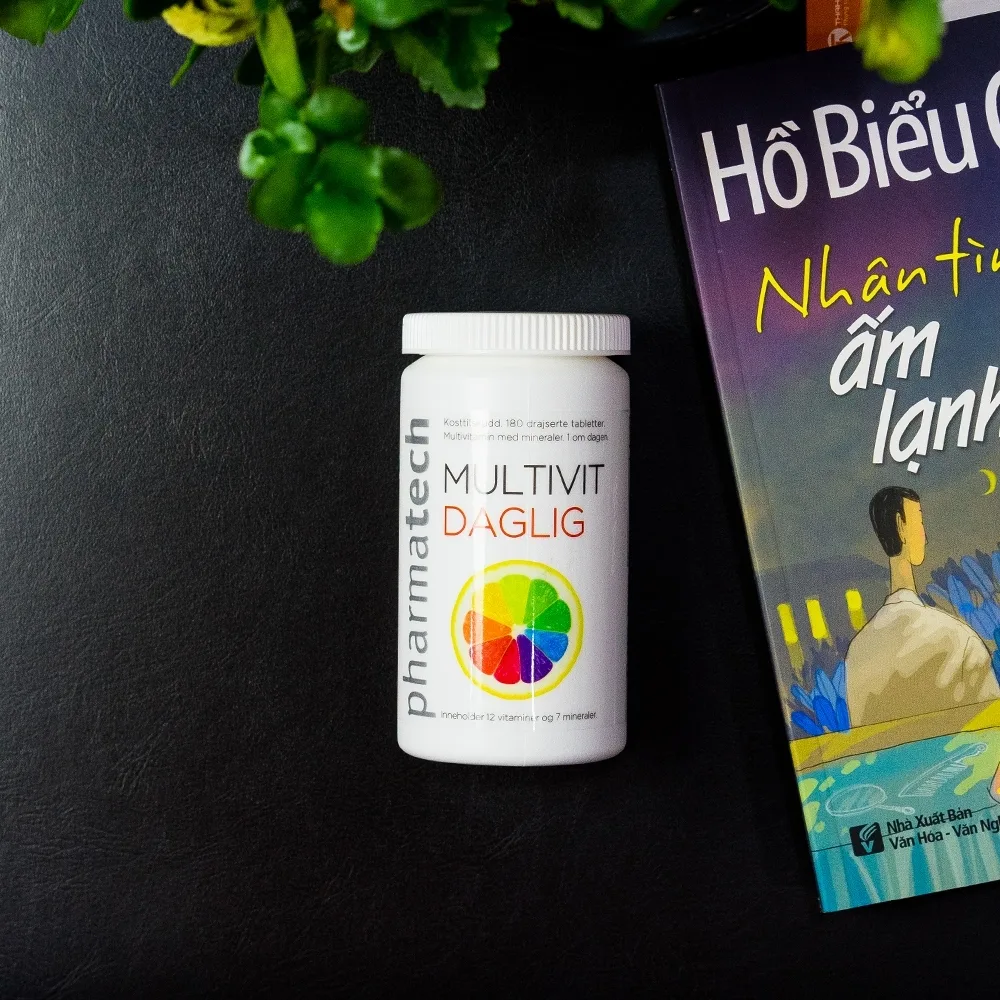Hình ảnh Viên uống Multivit Daglig Pharmatech bổ sung Vitamin và khoáng chất, giúp cơ thể khỏe mạnh (180 viên)