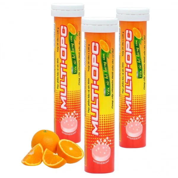 Hình ảnh Viên sủi Multi-OPC bổ sung Vitamin, tăng sức đề kháng (20 viên)