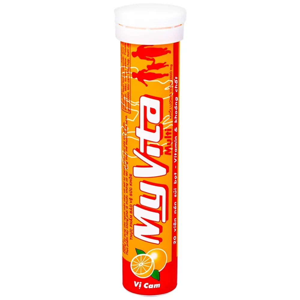 Hình ảnh Viên sủi MyVita Multi SPM vị cam bổ sung Vitamin và khoáng chất (20 viên)