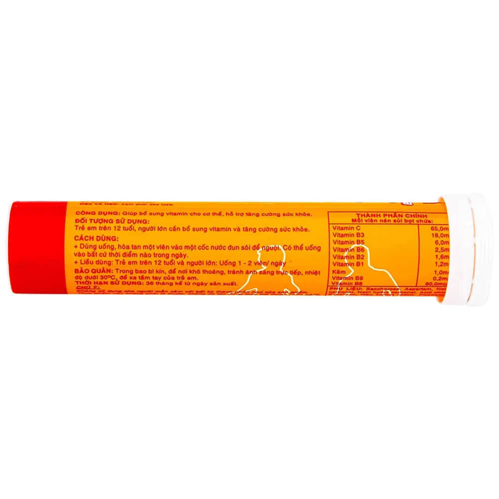 Hình ảnh Viên sủi MyVita Multi SPM vị cam bổ sung Vitamin và khoáng chất (20 viên)
