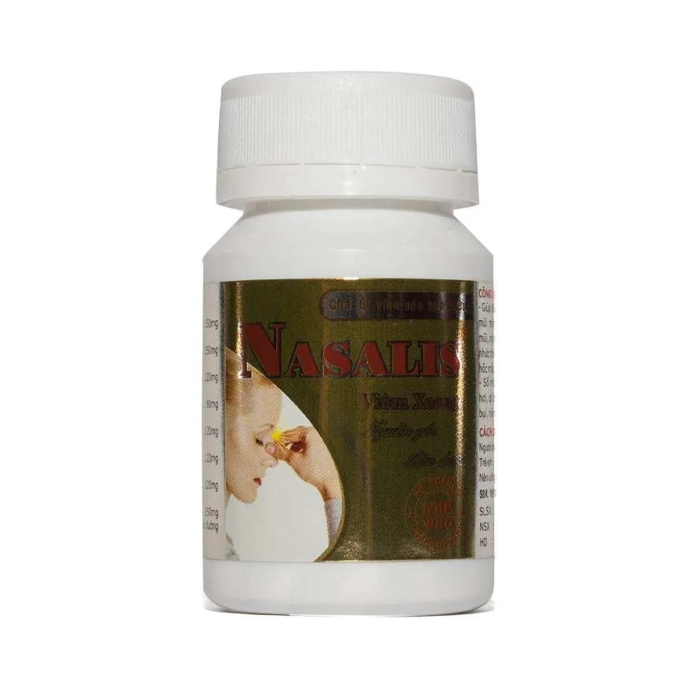 Hình ảnh Viên uống Nasalis PP.Pharco hỗ trợ điều trị viêm xoang mũi mãn tính, viêm đa xoang (60 viên)