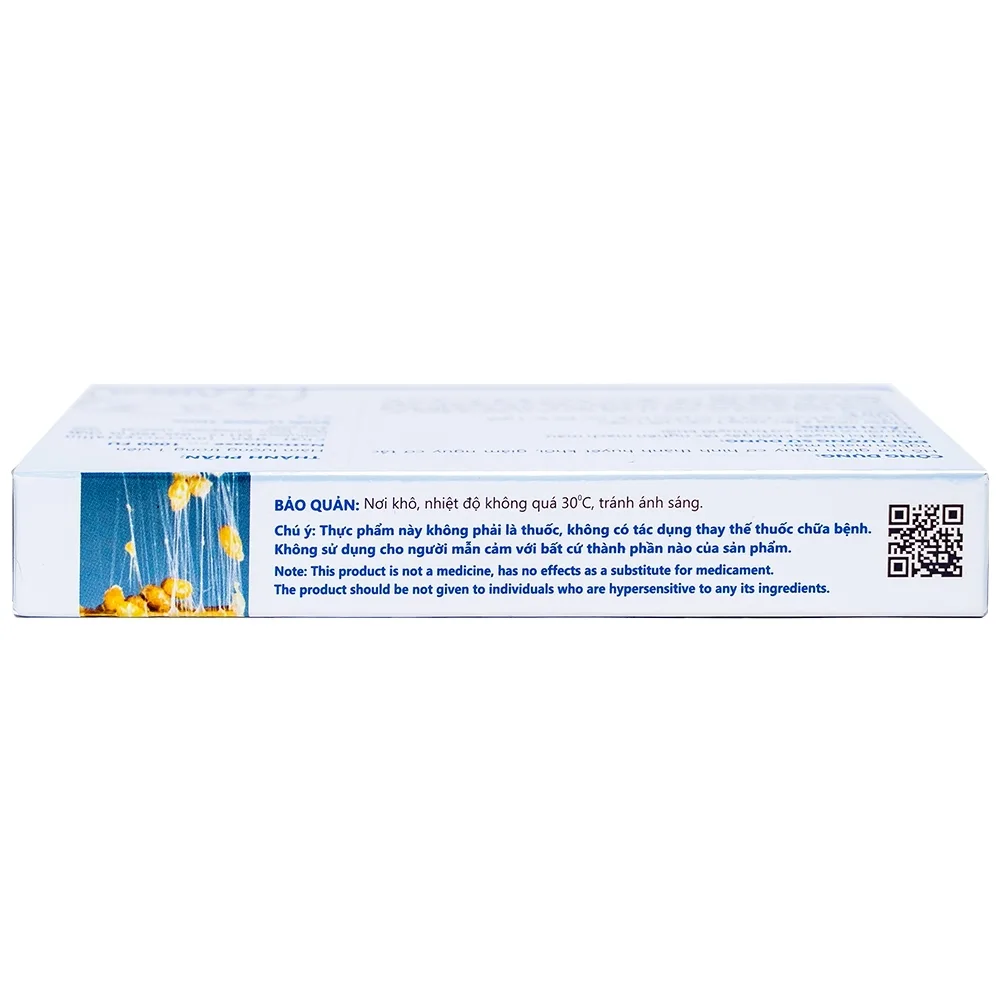Hình ảnh Viên uống NattoEnzym 1000 DHG giúp giảm nguy cơ hình thành cục máu đông (2 vỉ x 10 viên)
