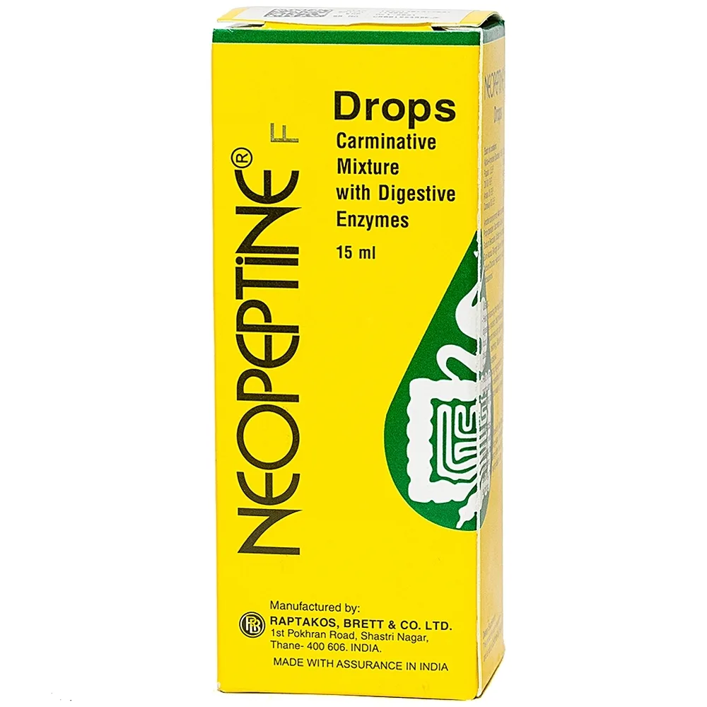 Hình ảnh Dung dịch uống Neopeptine F Drops Raptakos hỗ trợ tăng cường tiêu hóa và hấp thu thức ăn (15ml)