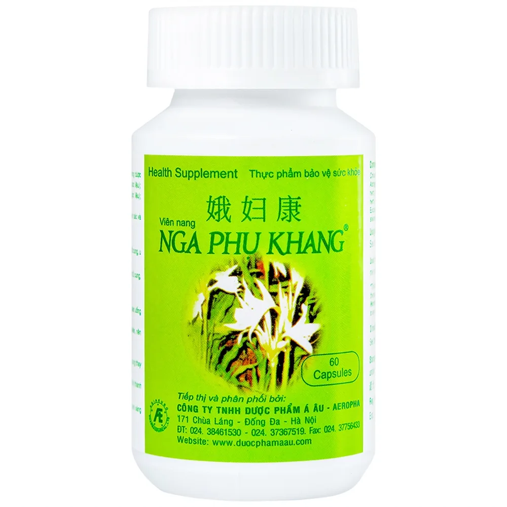 Hình ảnh Viên uống Nga Phụ Khang Dược Quốc Tế hỗ trợ giảm sự tiến triển của u nang buồng trứng (60 viên)