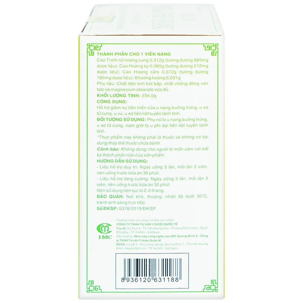 Hình ảnh Viên uống Nga Phụ Khang hỗ trợ giảm tiến triển của u nang buồng trứng (2 lọ x 180 viên)