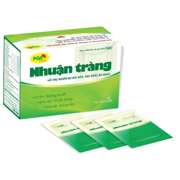 Hình ảnh Cốm Nhuận Tràng PQA hỗ trợ người bị táo bón (25 gói x 5g)