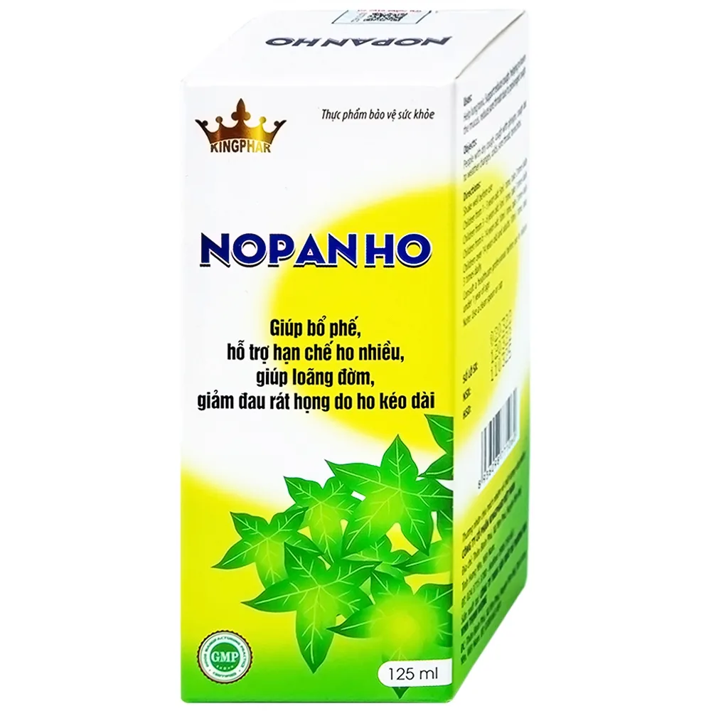 Hình ảnh Siro Nopanho Kingphar giúp bổ phế, hạn chế ho nhiều (125ml)