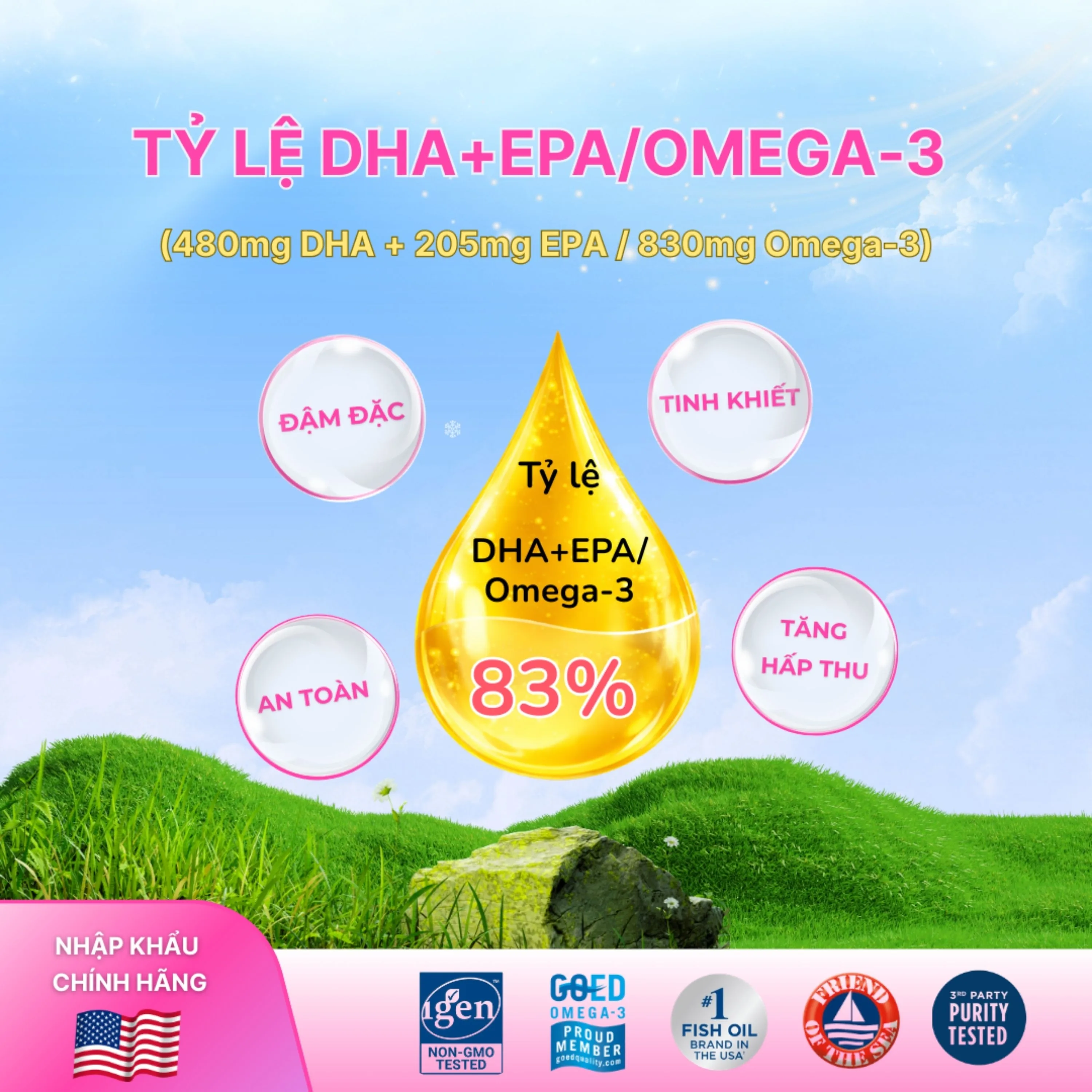 Hình ảnh Viên uống cho phụ nữ mang thai và cho con bú Nordic Naturals Prenatal DHA (90 viên)