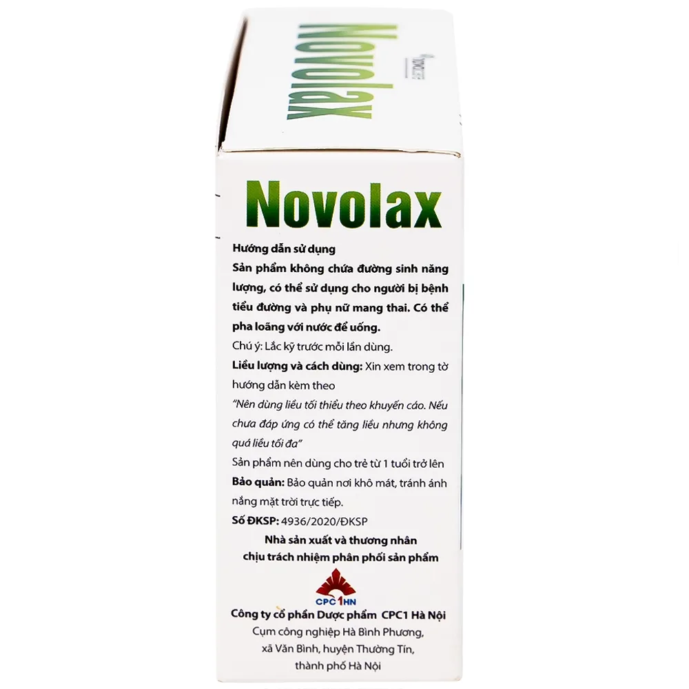 Hình ảnh Dung dịch uống Novolax Novocare bổ sung chất xơ giúp nhuận tràng, giảm táo bón (4 vỉ x 5 ống)