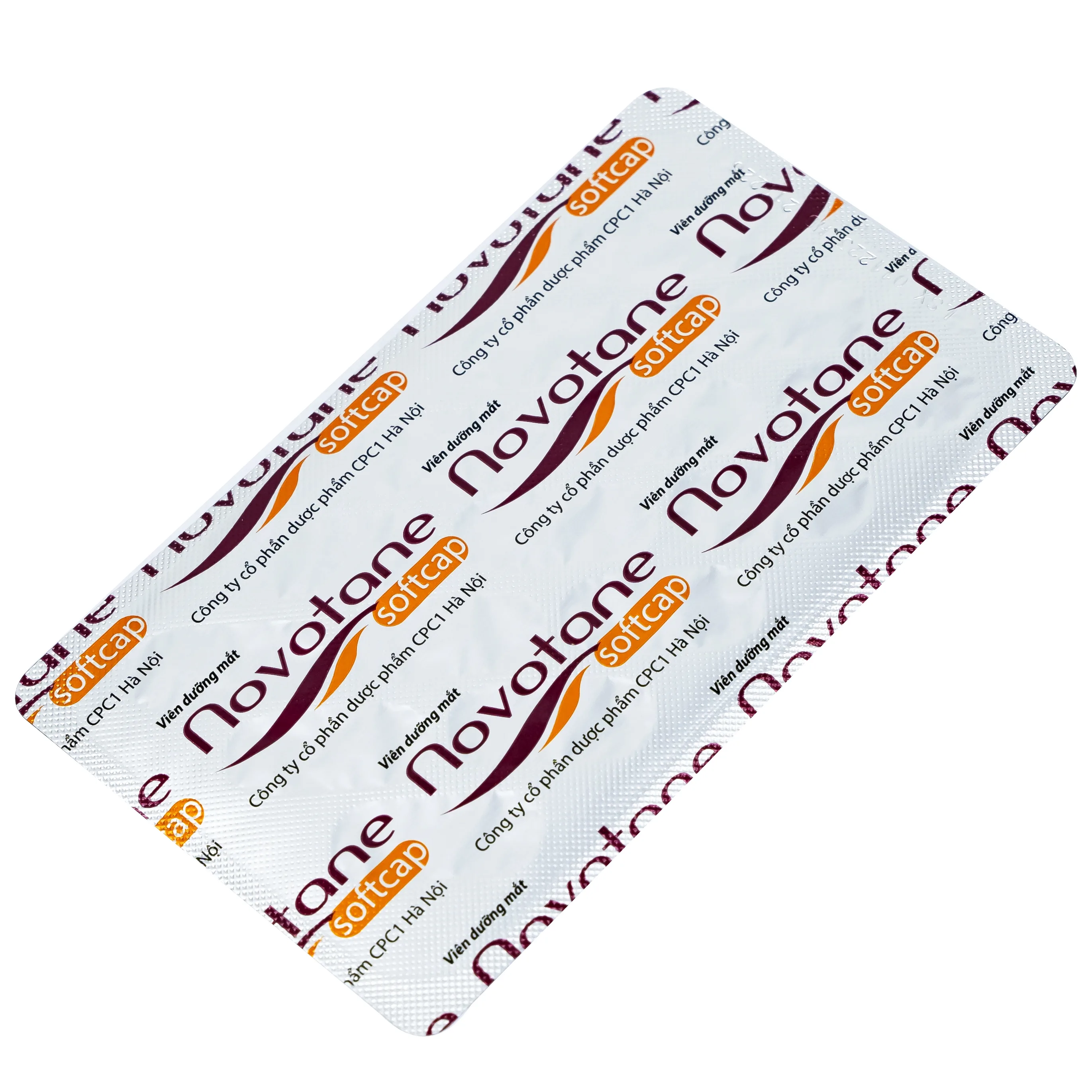 Hình ảnh Viên uống Novotane Softcap Novocare bổ sung các thành phần dưỡng chất cho mắt DHA, EPA, Vitamin A (2 vỉ x 15 viên)