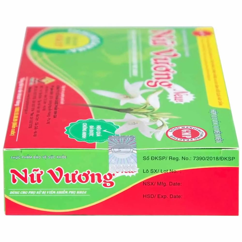 Hình ảnh Viên nén Nữ Vương Vinh Gia hỗ trợ làm giảm nguy cơ viêm âm đạo, cổ tử cung (3 vỉ x 10 viên)