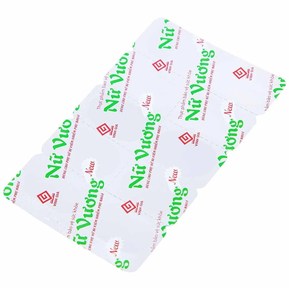 Hình ảnh Viên nén Nữ Vương Vinh Gia hỗ trợ làm giảm nguy cơ viêm âm đạo, cổ tử cung (3 vỉ x 10 viên)