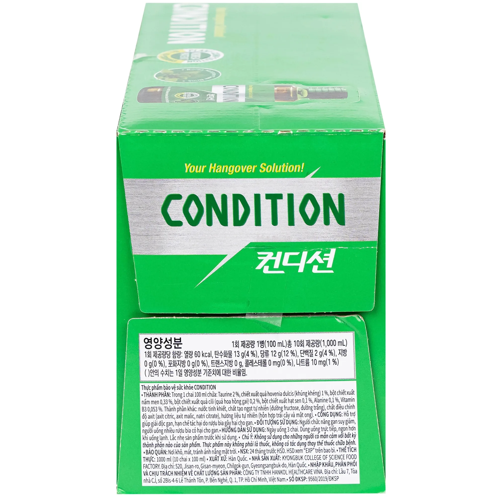 Hình ảnh Thực phẩm bảo vệ sức khỏe Condition hỗ trợ giải độc gan, giải rượu (100ml)